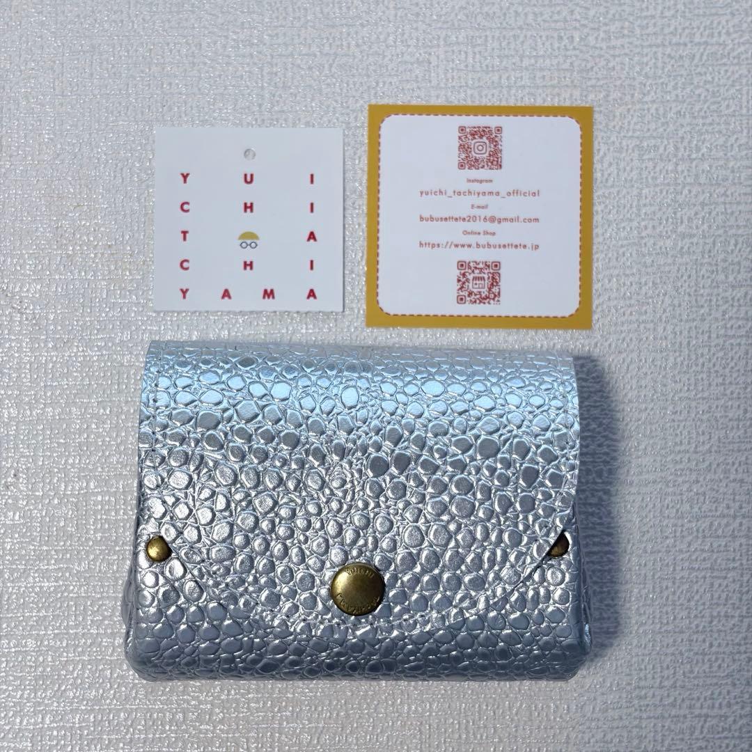 【YUICHI TACHIYAMA】アコーディオンウォレットmini シルバー