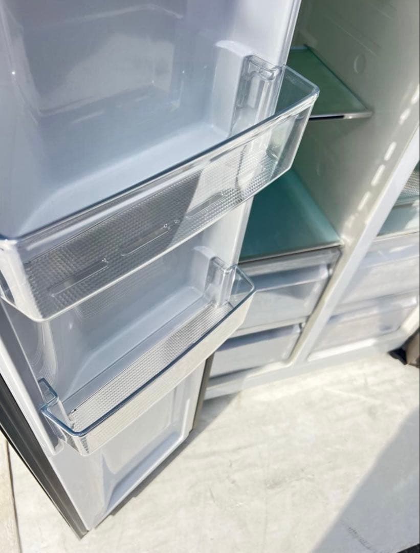 AQUA ノンフロン冷凍冷蔵庫 AQR-SBS45H (S) 2019 年