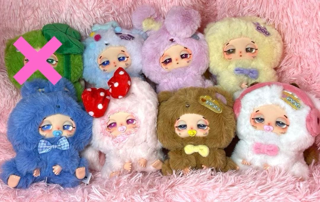 【Doudou】ねむねむシリーズ 7体セット バブちゃん バラ売り△