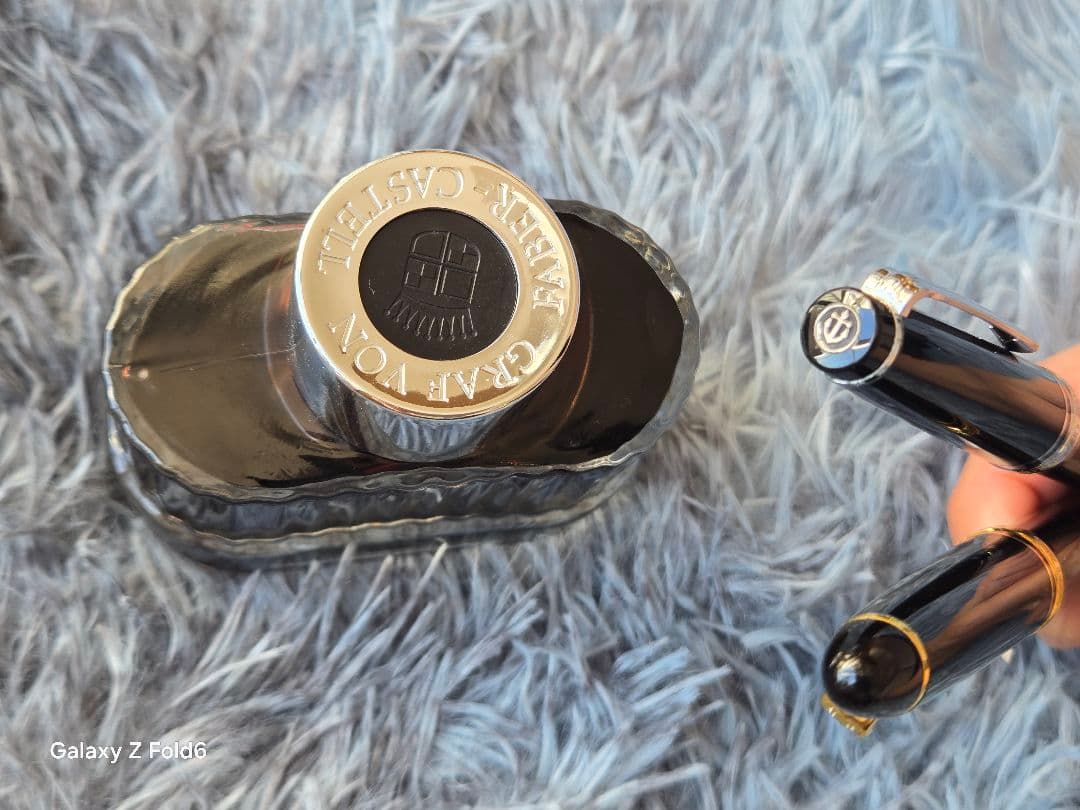 セーラー万年筆2本 ＆ ファーバーカステル インク（置物用）