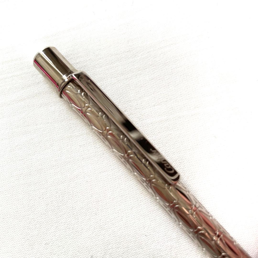 Cartier ボールペン サントスCドゥ　シルバーカラー