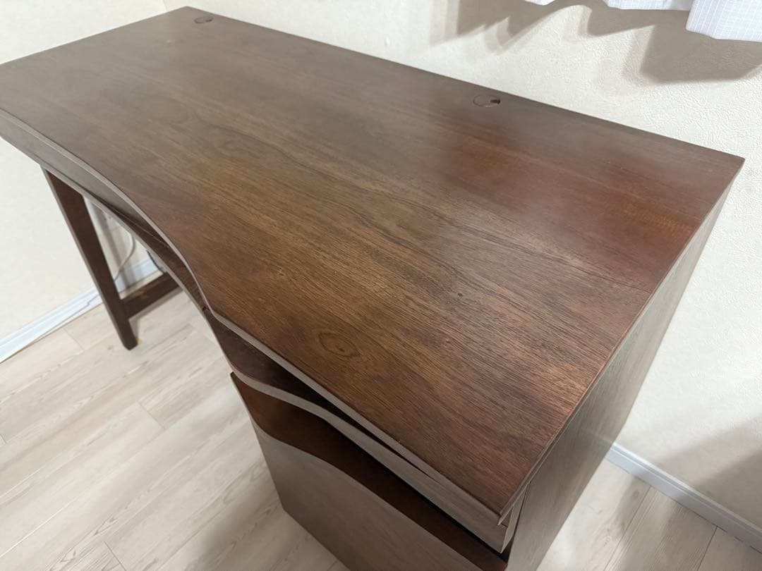 【超美品】a-flat 無垢材 ワークデスク