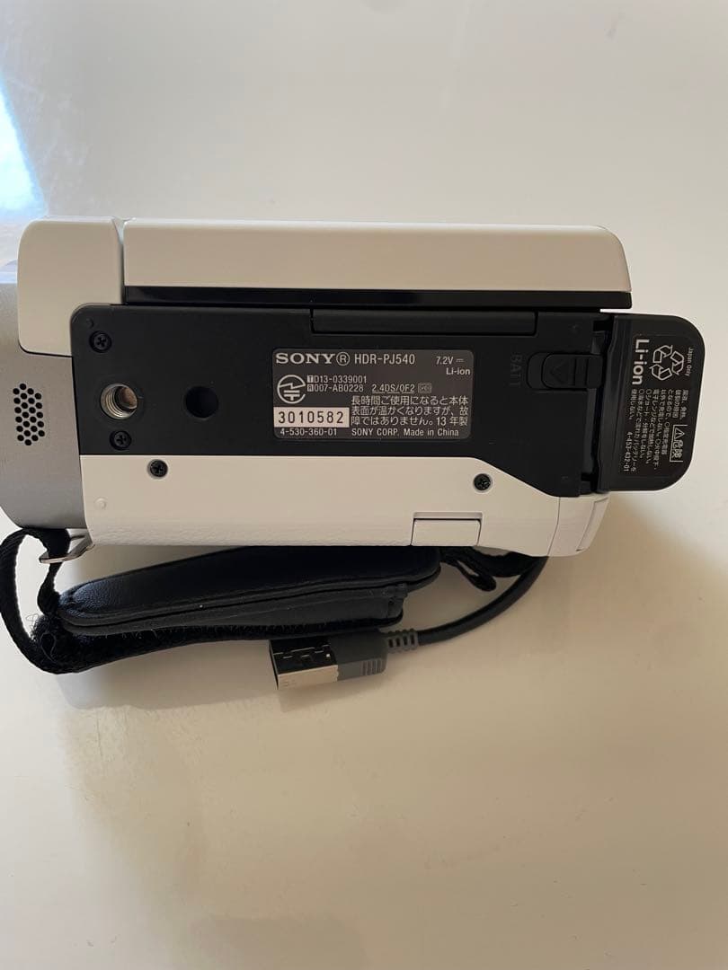 動作確認済み　SONY HDR-PJ540 ビデオカメラ 本体 三脚付き
