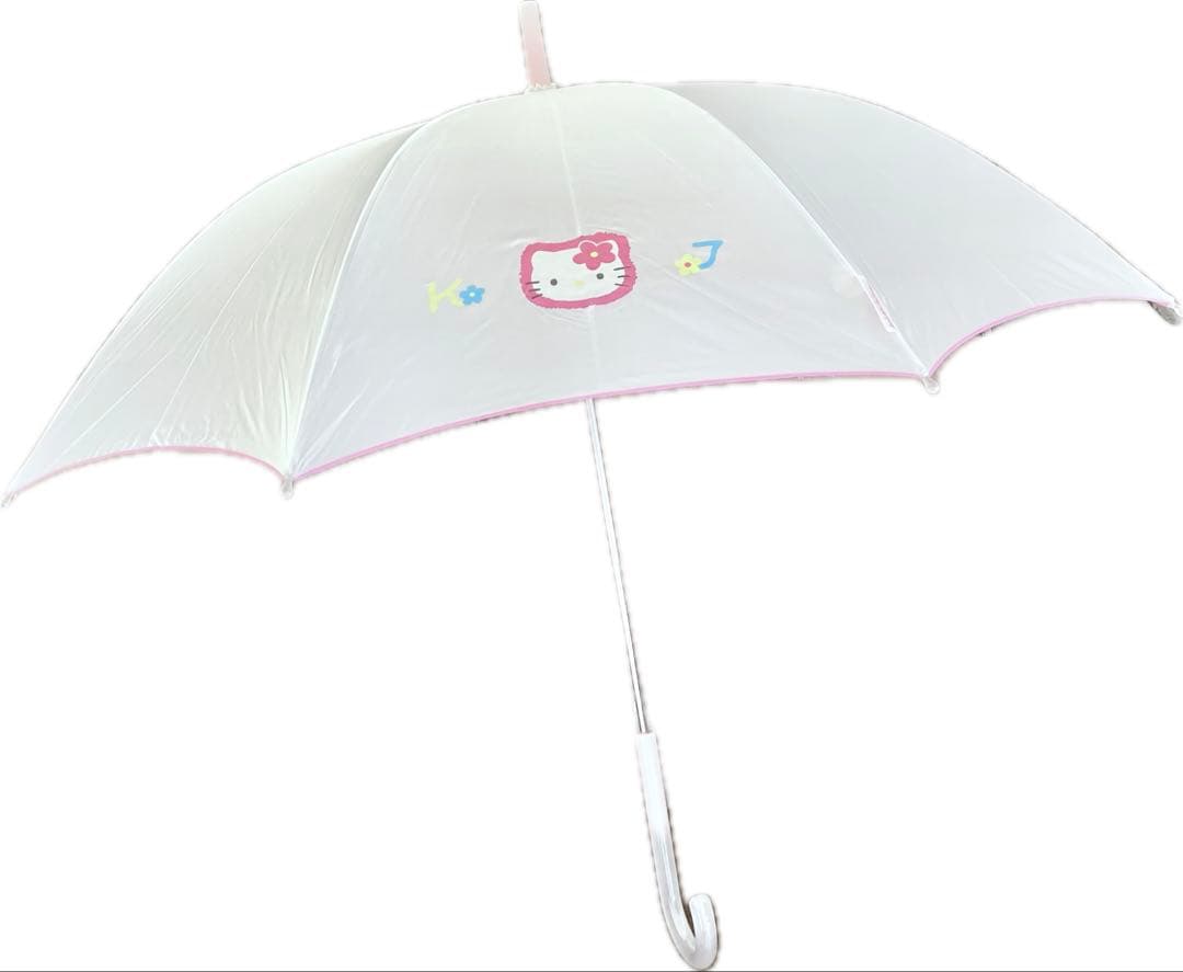 ❤️新品未使用！レトロ ハローキティ 長傘 日傘 雨傘 レース 大人用 激レア