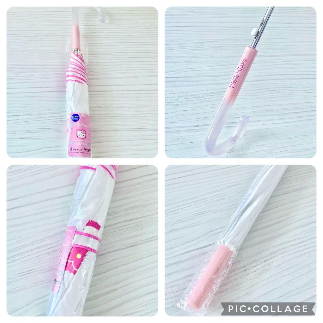 ❤️新品未使用！レトロ ハローキティ 長傘 日傘 雨傘 レース 大人用 激レア