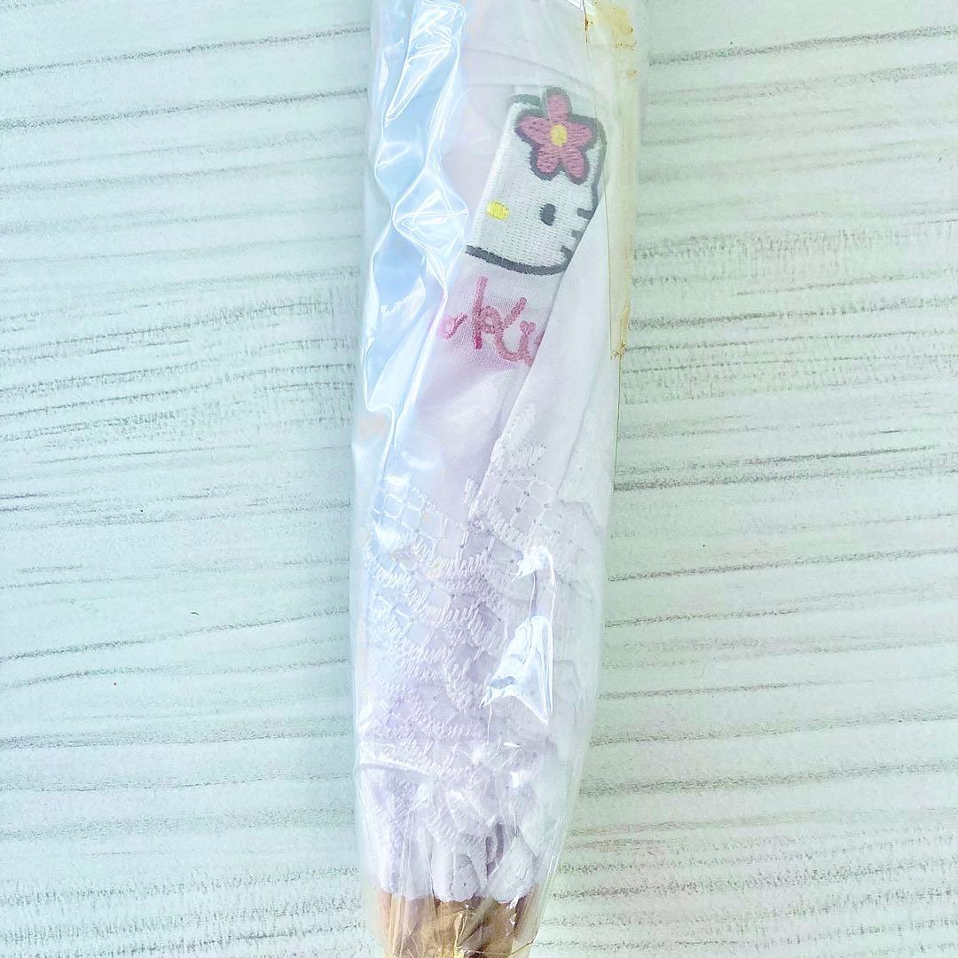 ❤️新品未使用！レトロ ハローキティ 長傘 日傘 雨傘 レース 大人用 激レア