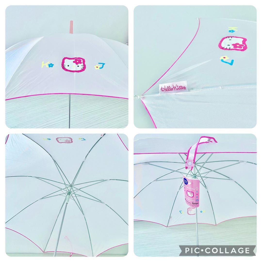 ❤️新品未使用！レトロ ハローキティ 長傘 日傘 雨傘 レース 大人用 激レア