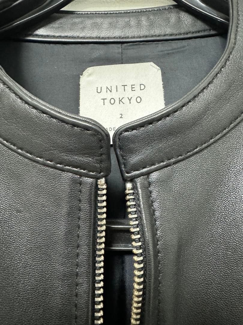 UNITED TOKYO ラムスキン レザージャケット サイズ2