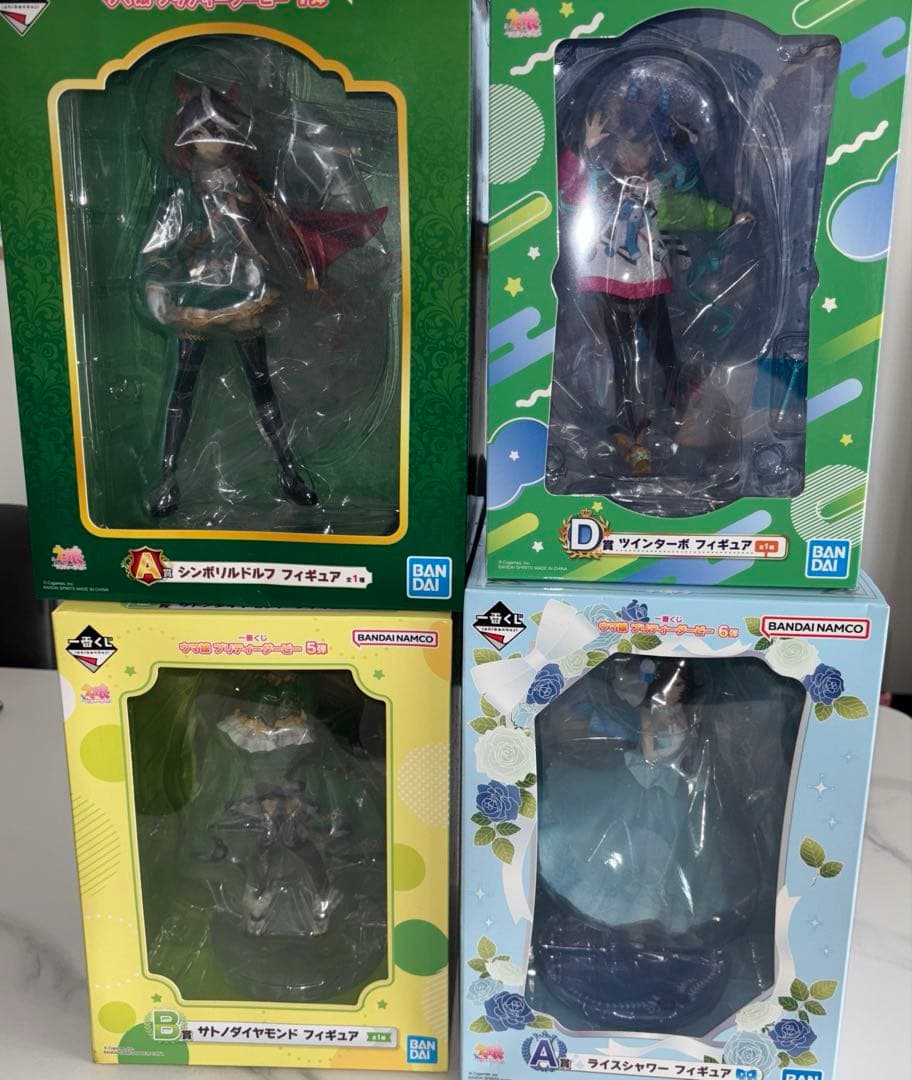 ウマ娘　一番くじ　フィギュア　4点セット