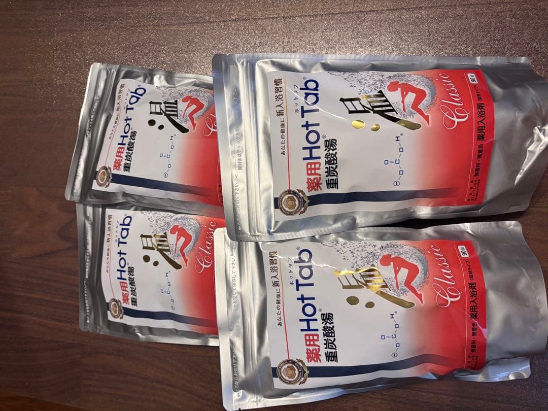 薬用ホットタブ 重炭酸湯Classic 90錠 （4袋）