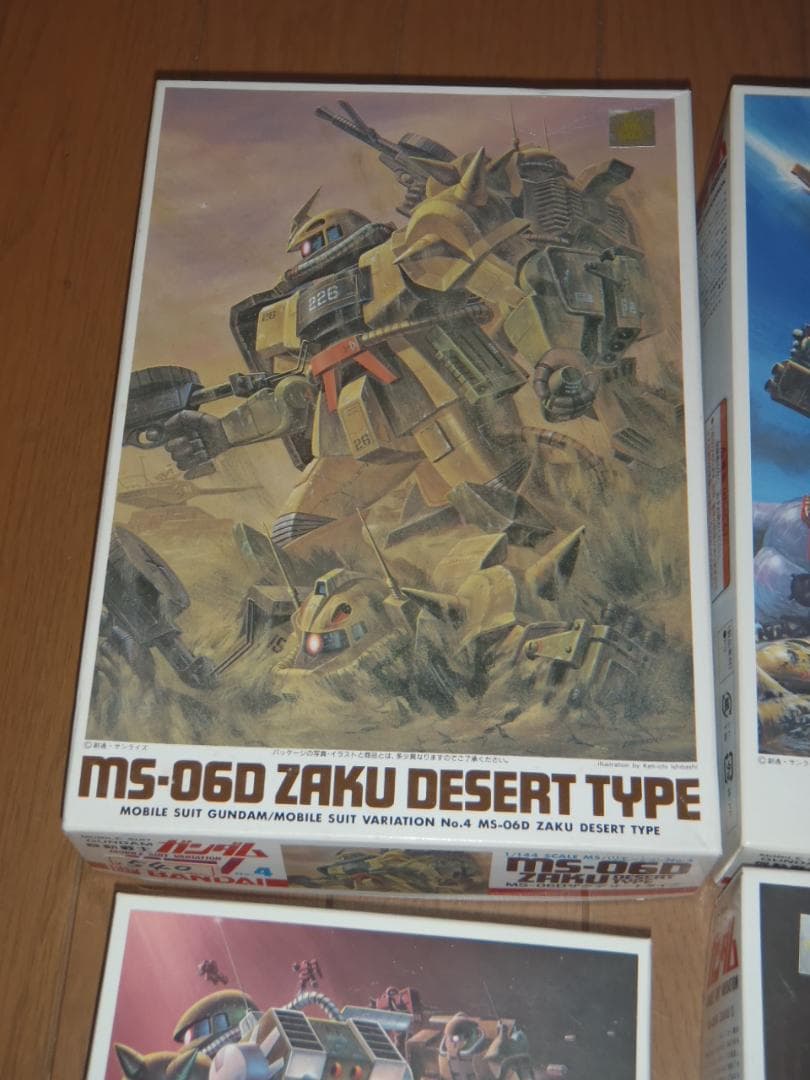 MSVザクシリーズ６体セット　旧キット　ガンプラ　機動戦士ガンダム パーツ欠品有