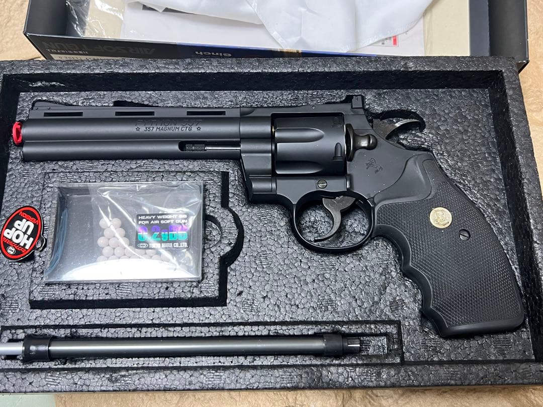 東京マルイ 6inch コルトパイソン 357マグナム 6インチ 24連射 美品