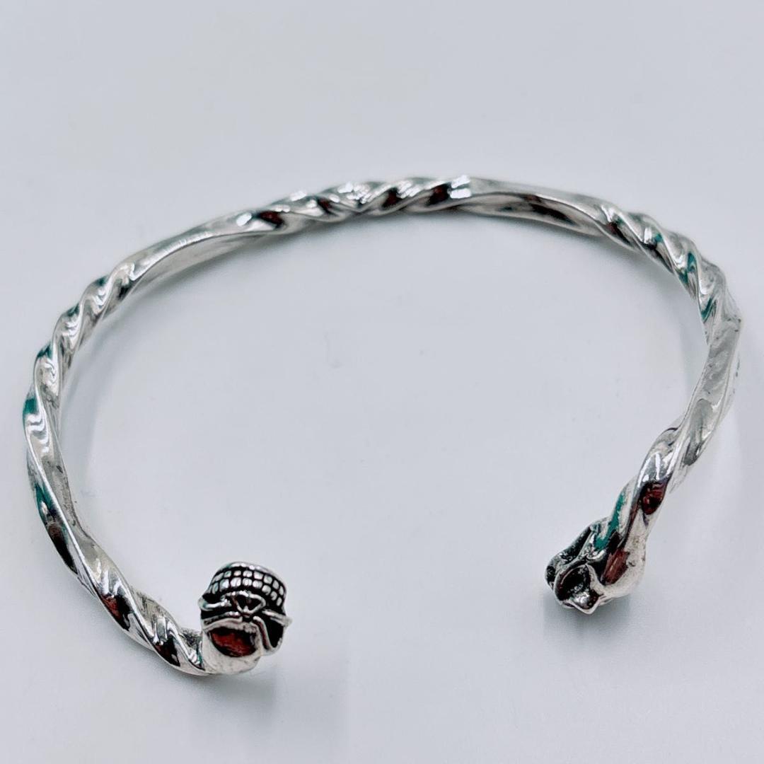 希少　スターリンギア ツイステッド バングル　シルバー925