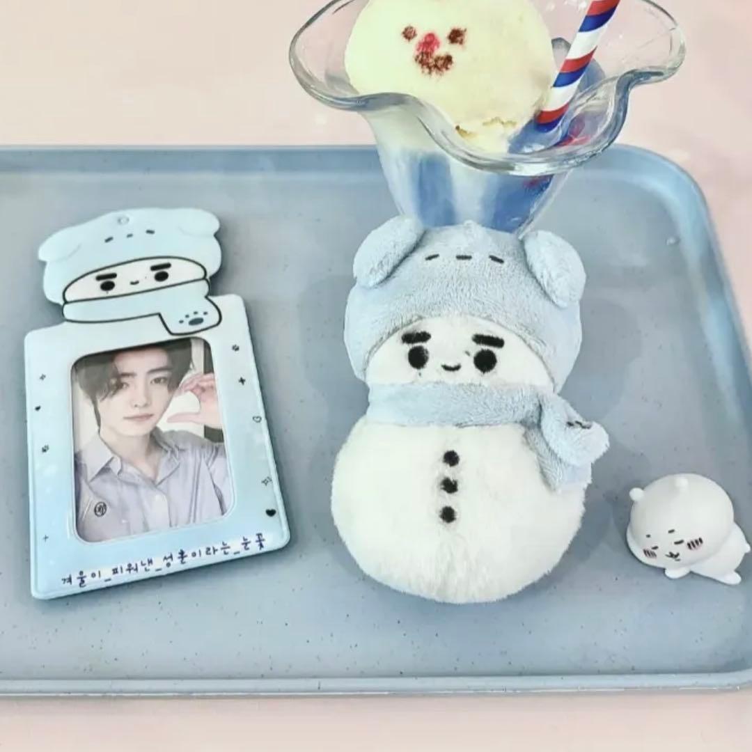 ENHYPEN ソンフン マスター ドール ぬいぐるみ トレカホルダー 雪だるま