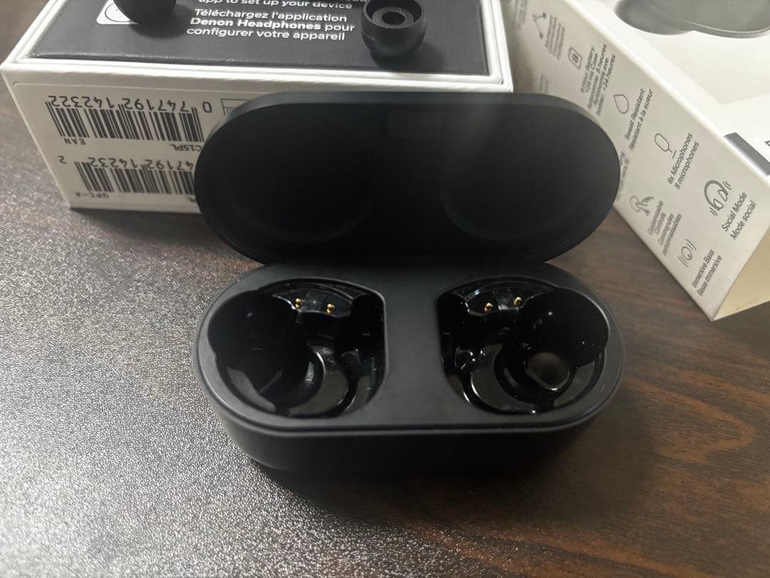 DENON PerL Pro ワイヤレスイヤホン ブラック