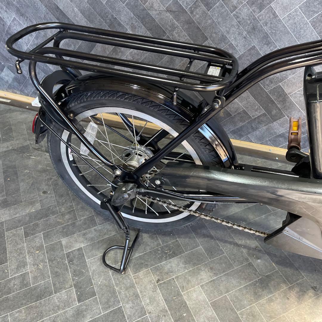 電動アシスト自転車 シティタイプ ブラック 前カゴ付き