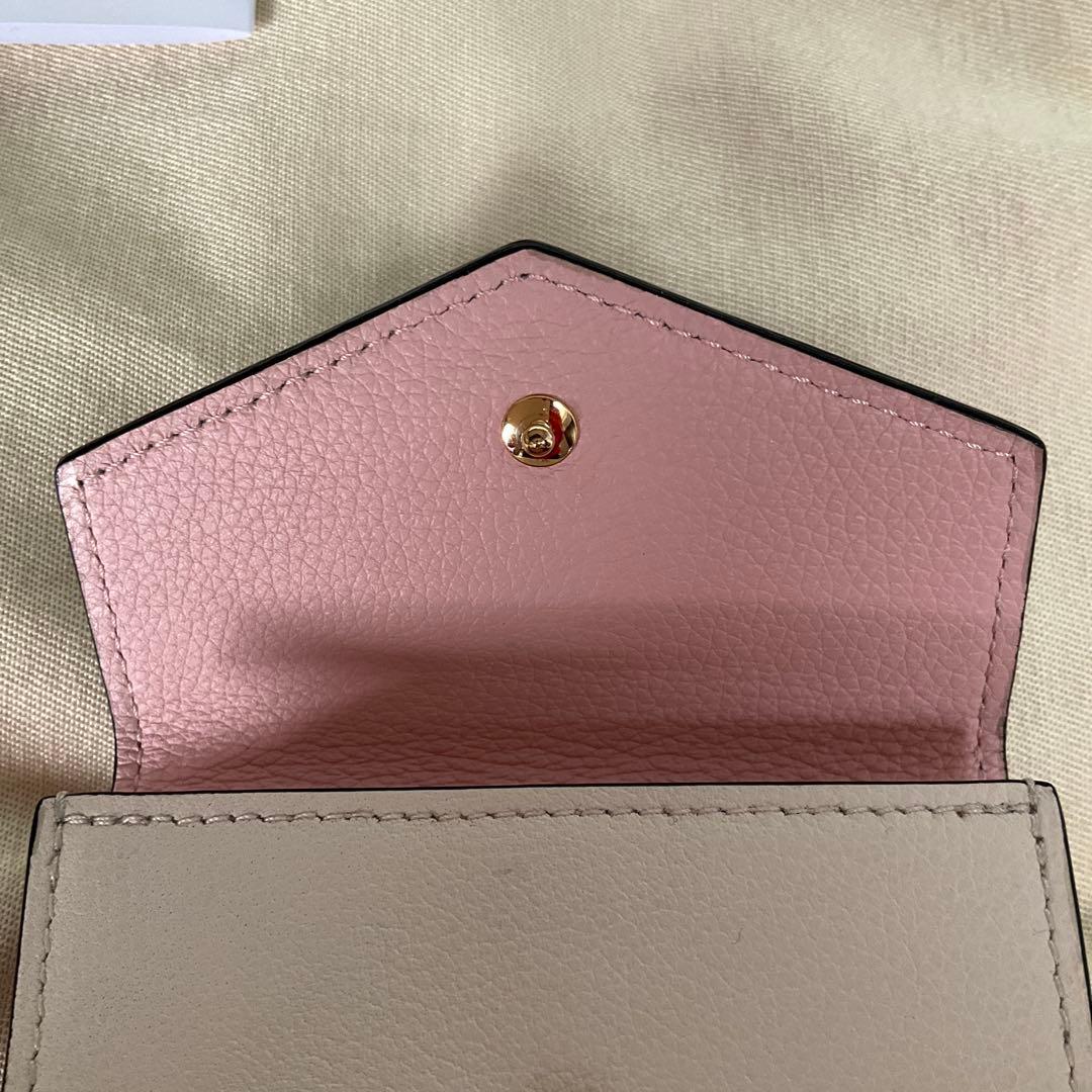 LOUIS VUITTON ポルトフォイユ ロックミニ ベージュ ブラック