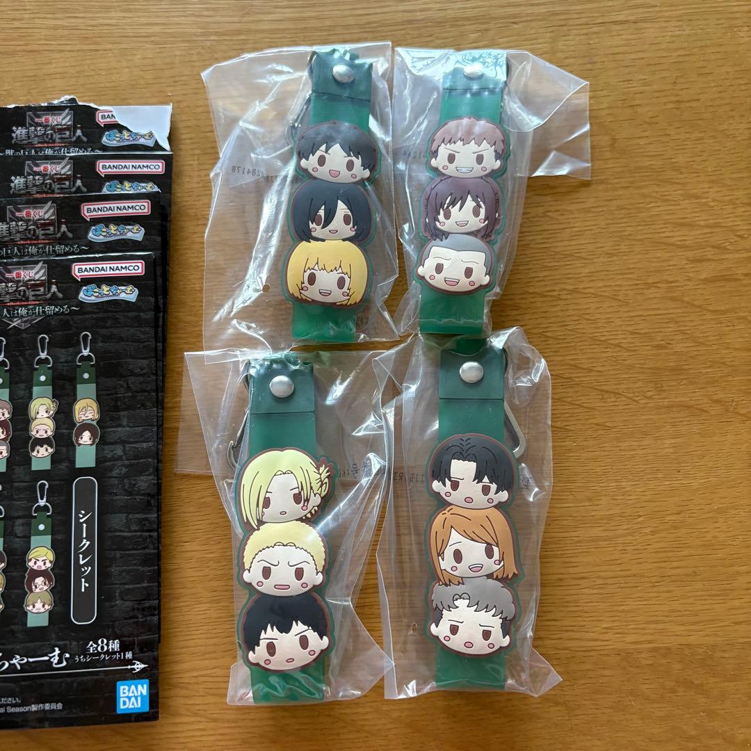 一番くじ 進撃の巨人 A賞 B賞 ラストワン賞 フィギュア3点セット　下位賞付き