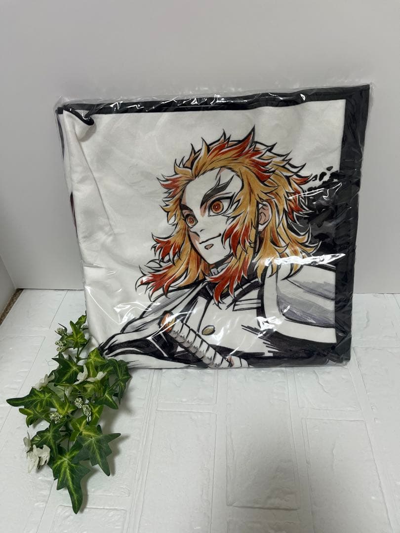 鬼滅の刃 柱展 柱描き下ろしイラスト 大判タオル（煉獄杏寿郎・竈門炭治郎）