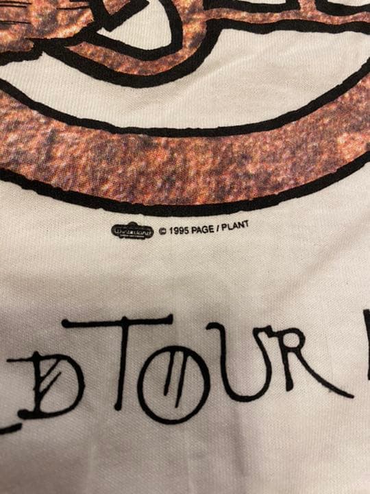 JIMMY PAGE ROBERT PLANT TOUR 1995/6 Tシャツ
