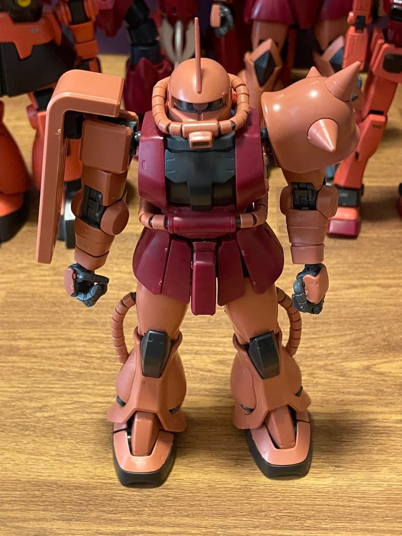 MG 1/100 シャア専用搭乗機6体セット ガンプラ ザク ドム ゲルググ 等