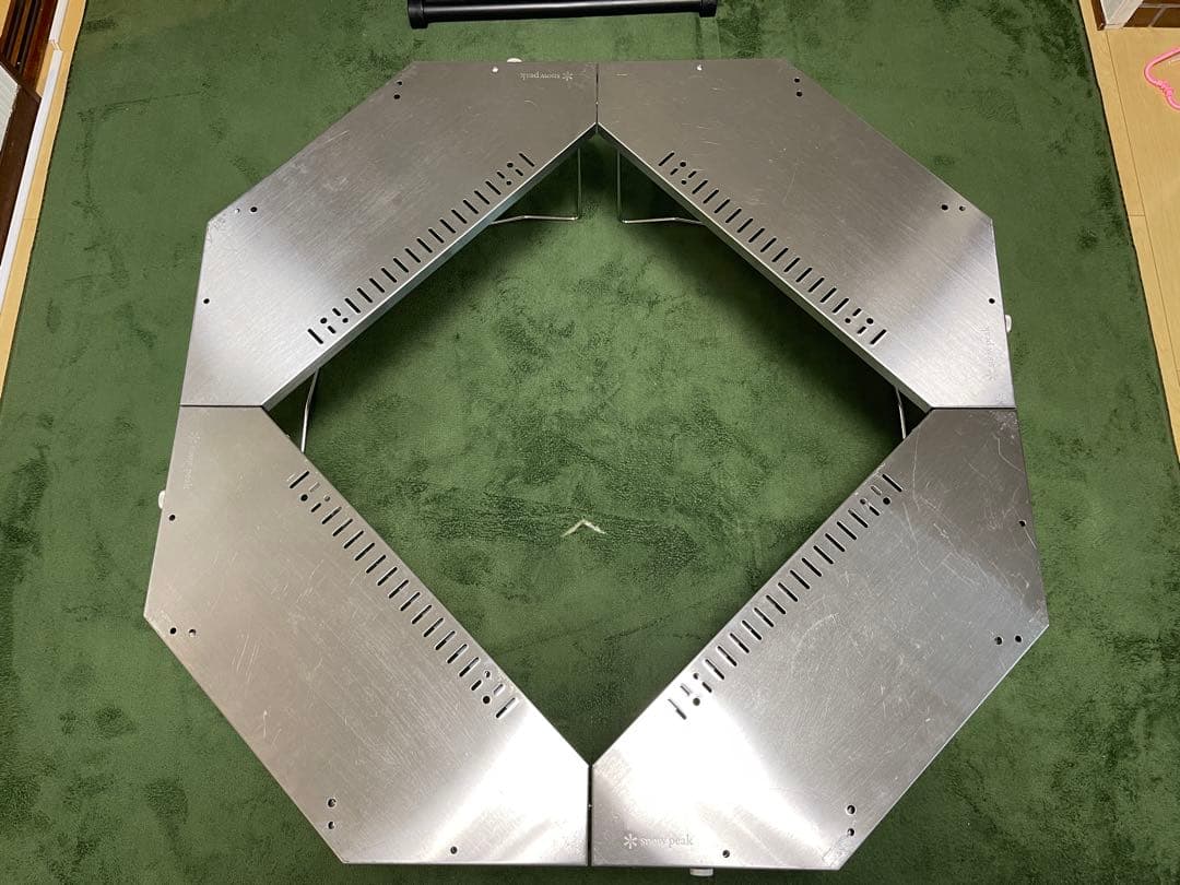 スノーピーク　ジカロテーブル　１ユニットブリッジ　ガビングフレーム　セット