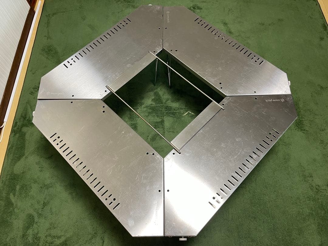 スノーピーク　ジカロテーブル　１ユニットブリッジ　ガビングフレーム　セット