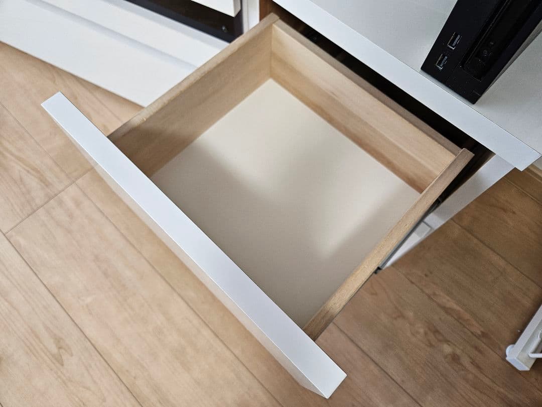 【美品・送料設置込】ディノス コーナー壁面収納 テレビボード 左壁付け(予備付)