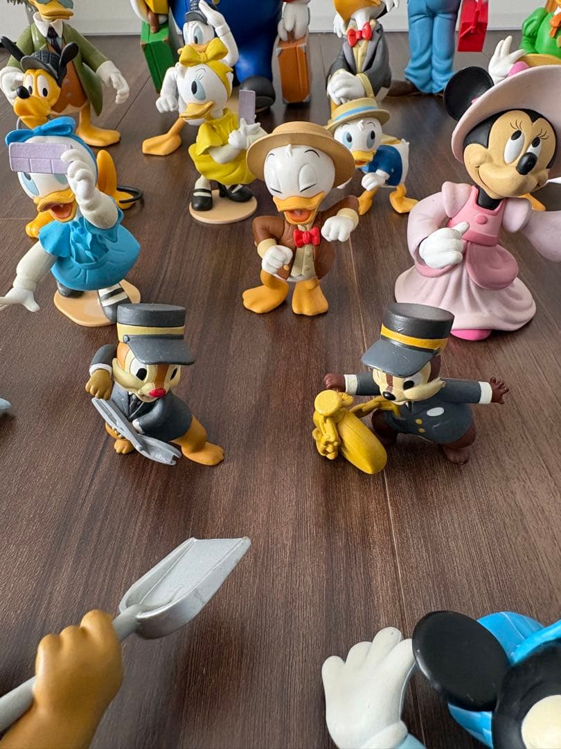 【超希少】レトロディズニーミッキー&フレンズフィギュア24体まとめ売りセット