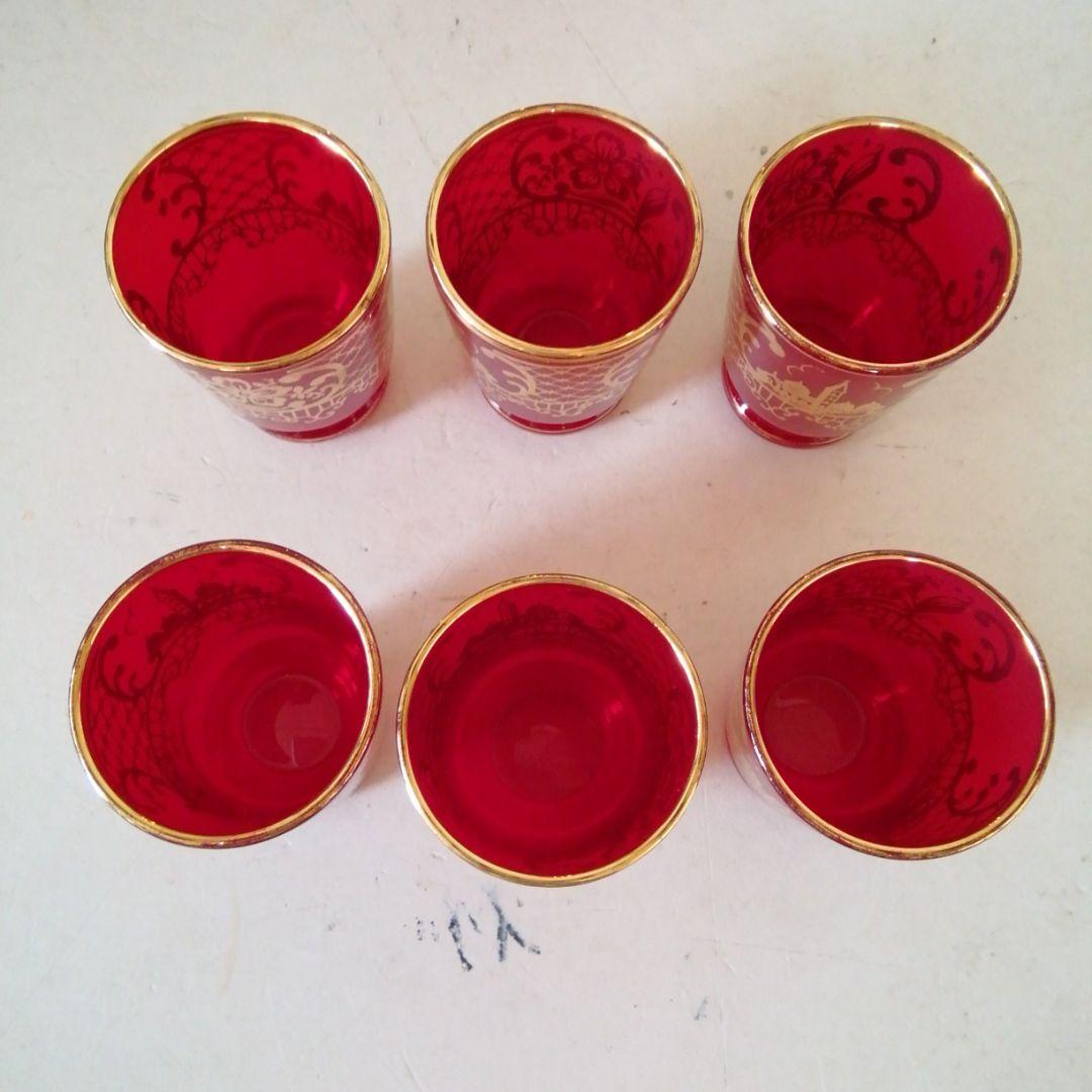 ベネチア？のグラスとデキヤンター7点。