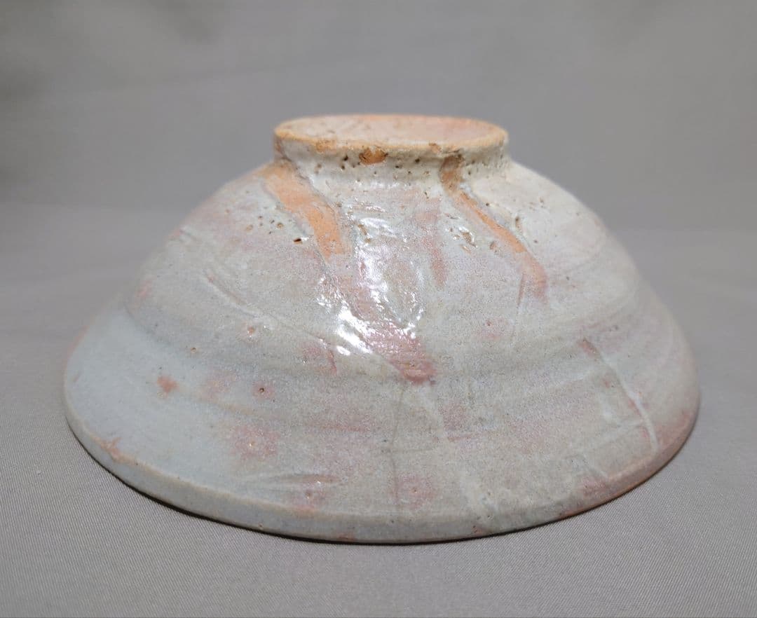 李朝　御本手茶碗　平茶碗　夏茶碗