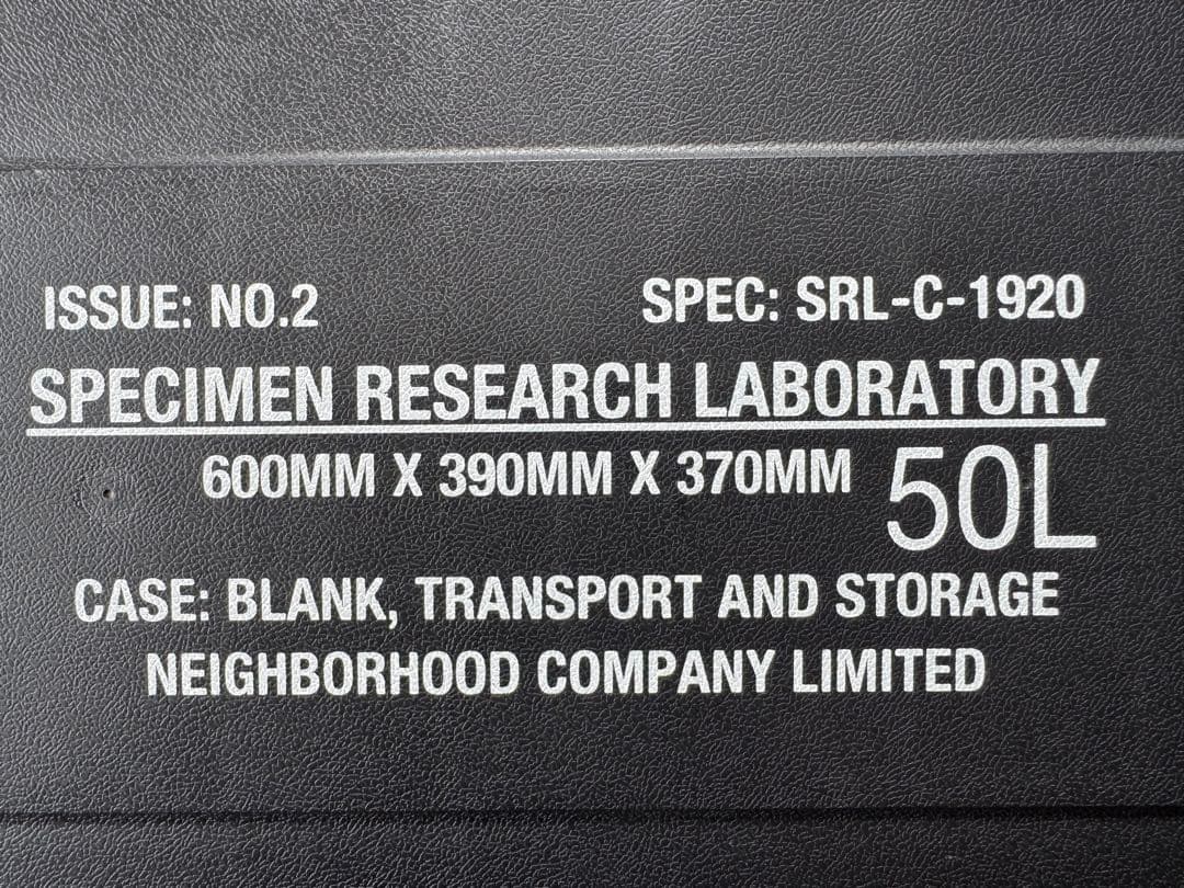 NEIGHBORHOOD SRL BOX 50L P-TRUNK トランクカーゴ