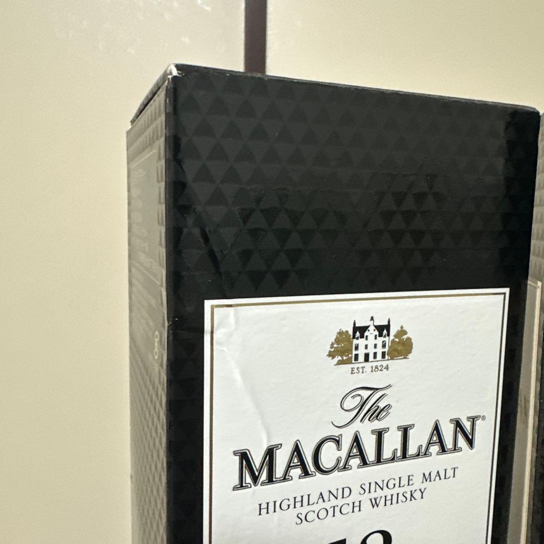 マッカラン12年シェリー700ml 2本セット箱少し凹み