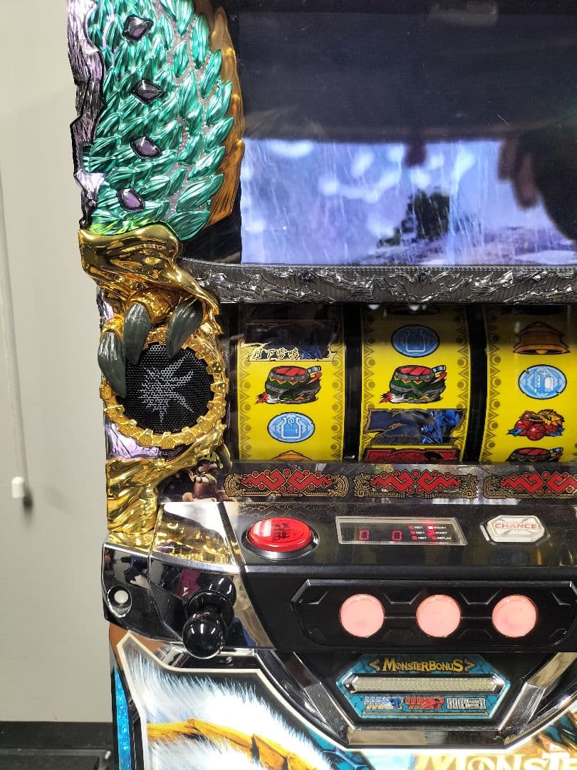 パチスロ実機 モンスターハンター 月下雷鳴　不要機付き