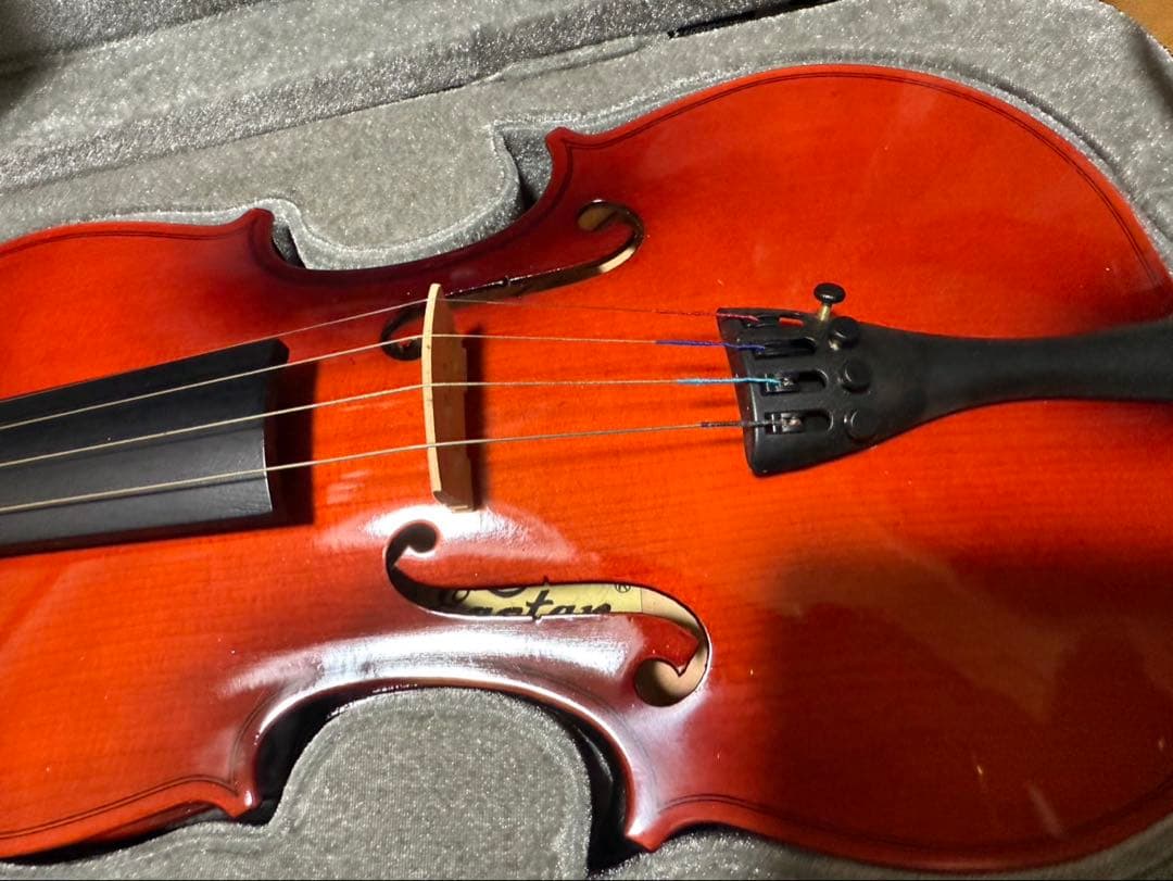 【最終値下げ】バイオリン本体＋弓・ロジン・ケース付き【初心者大人用】
