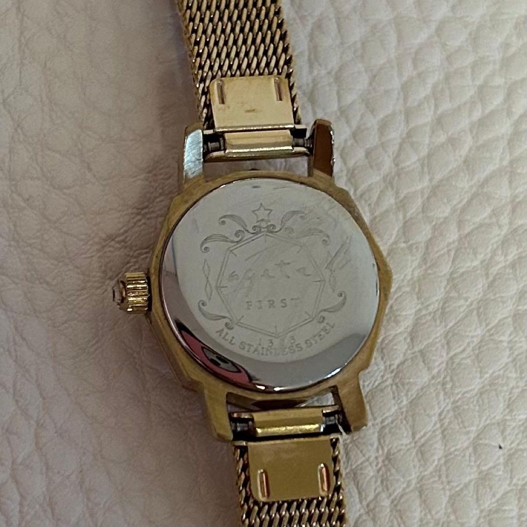 美品⭐︎ agete ドレスウォッチ　ゴールドメッシュベルト