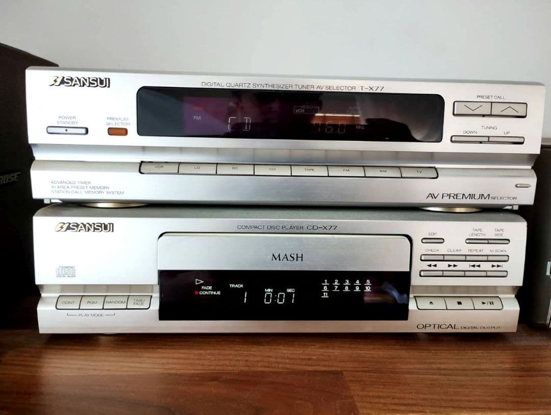 SANSUI　サンスイ　T-X77　AV-X77　CD-X77　システムコンポ