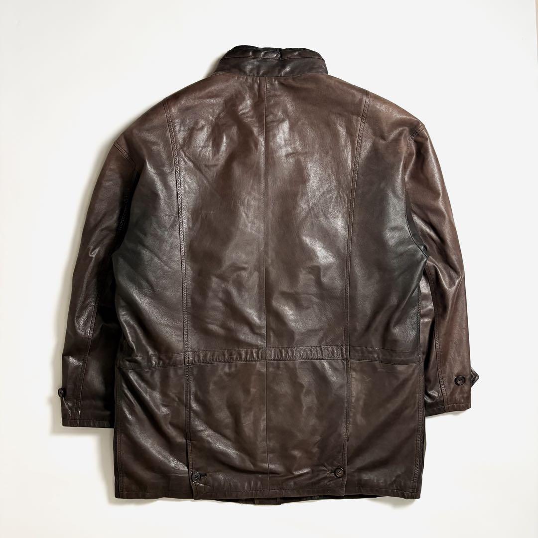 ジャケット・アウター VINTAGE SERAPHIN LEATHER FIELD JACKET