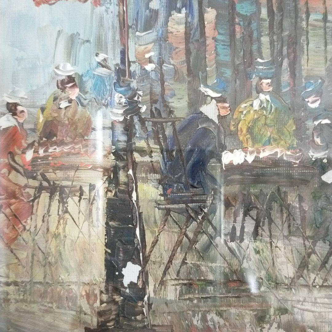 最終値引！！モンマルトル風景画　油絵F12