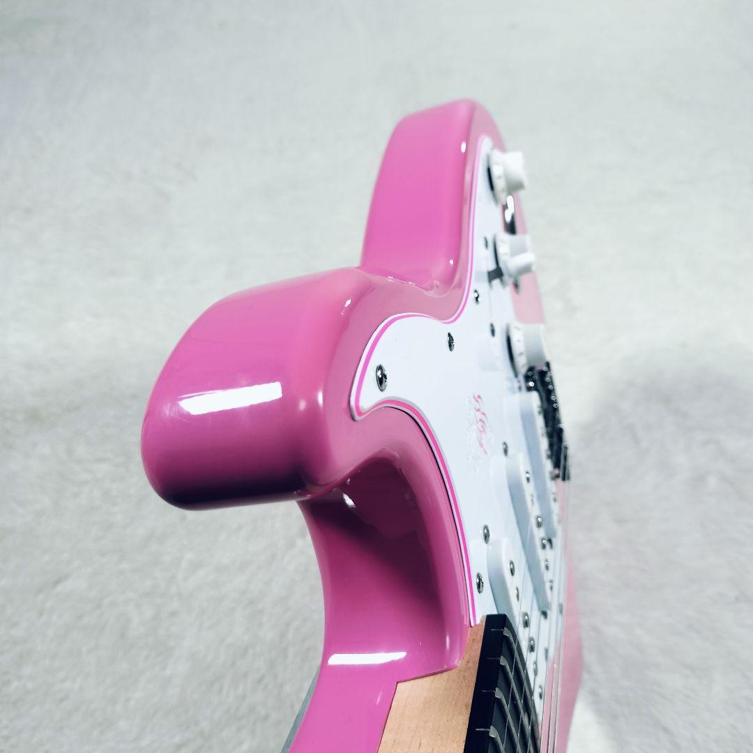 【美品】GYPSYROSE ジプシーローズ エレキギター　ピンク　ラメ入り