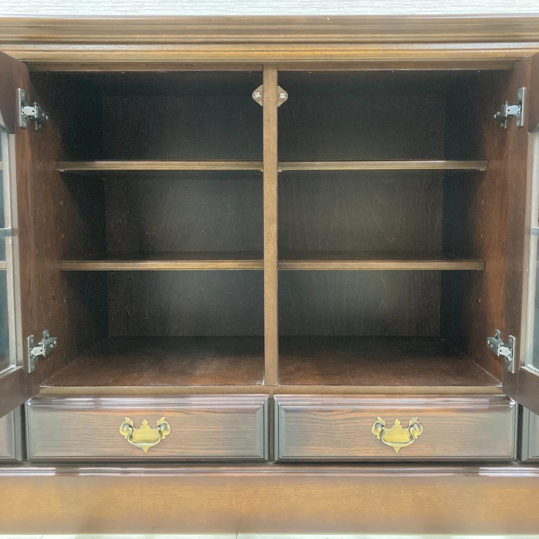 IDF太田 サイドボード　キャビネット　リビングボード　飾り棚　クリ材　ナラ材