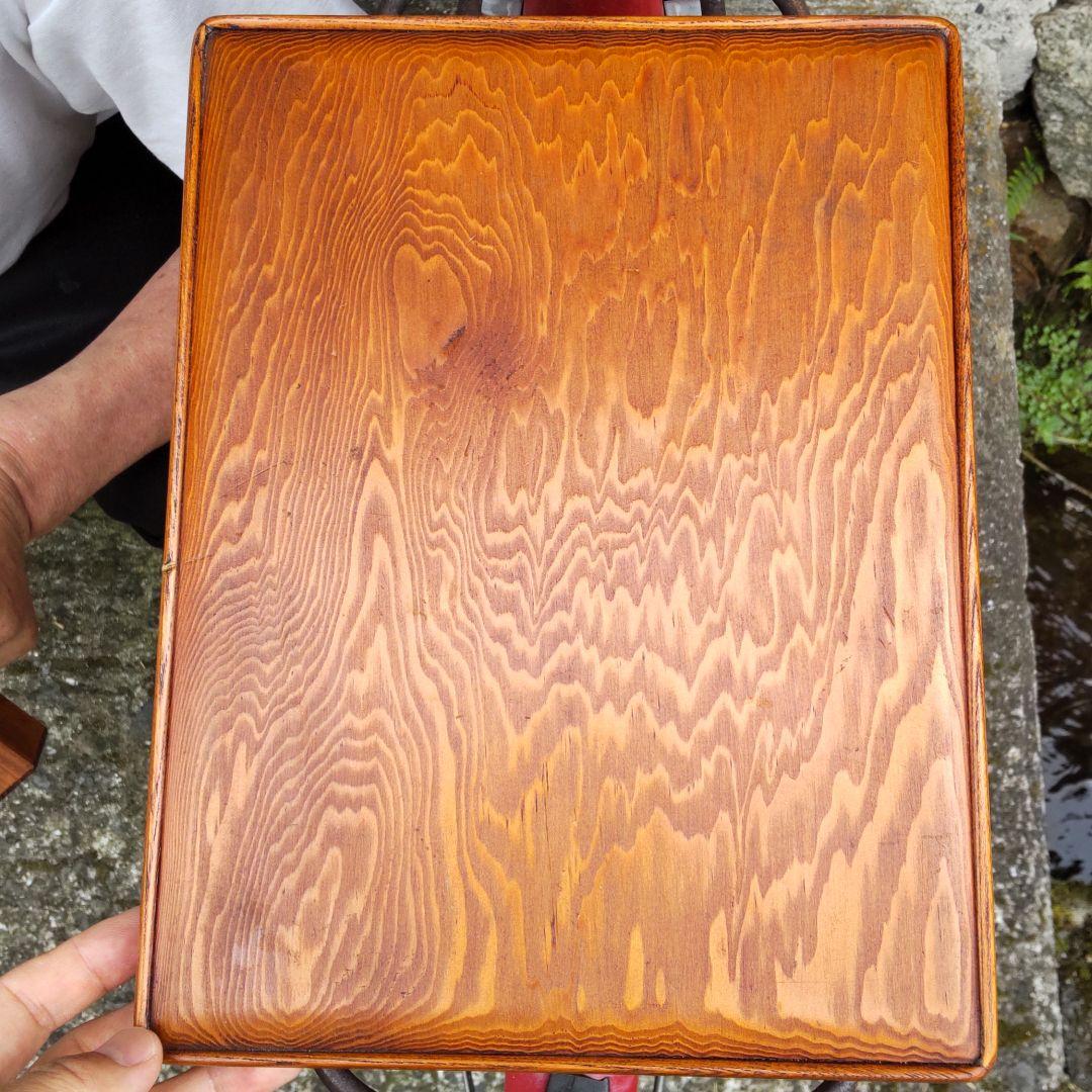 唐木屋直庵翁80歳手作り　すずり箱