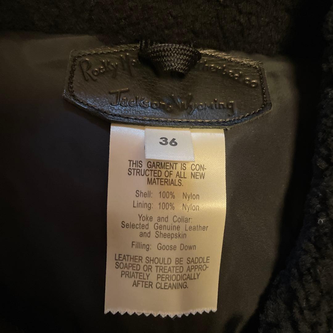 専用　 ロッキーマウンテン　HTC ダウンベスト　36 ブラック　美品　希少