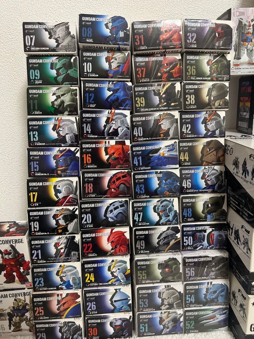 d*2様 【希少】未開封　ガンダムコンバージ　旧弾　BOX 引退　まとめ売り