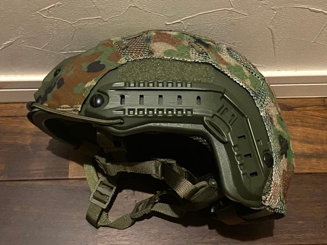 NIJ IIIA レベル3A 実物　ヘルメット　防弾　陸自迷彩　Fastタイプ
