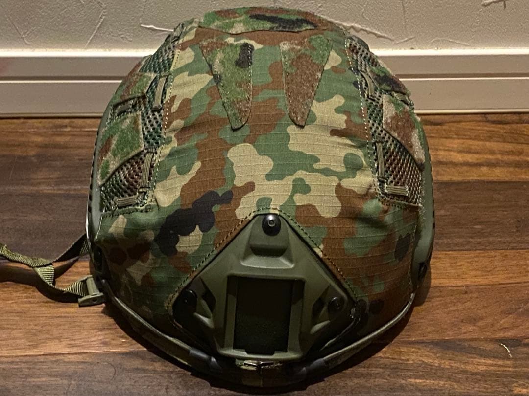 NIJ IIIA レベル3A 実物　ヘルメット　防弾　陸自迷彩　Fastタイプ