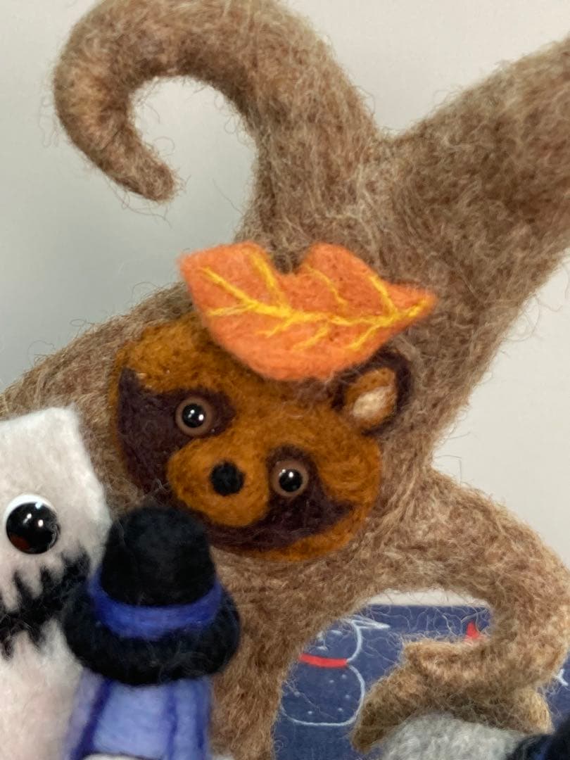 羊毛フェルト　ハロウィン妖怪百鬼夜行