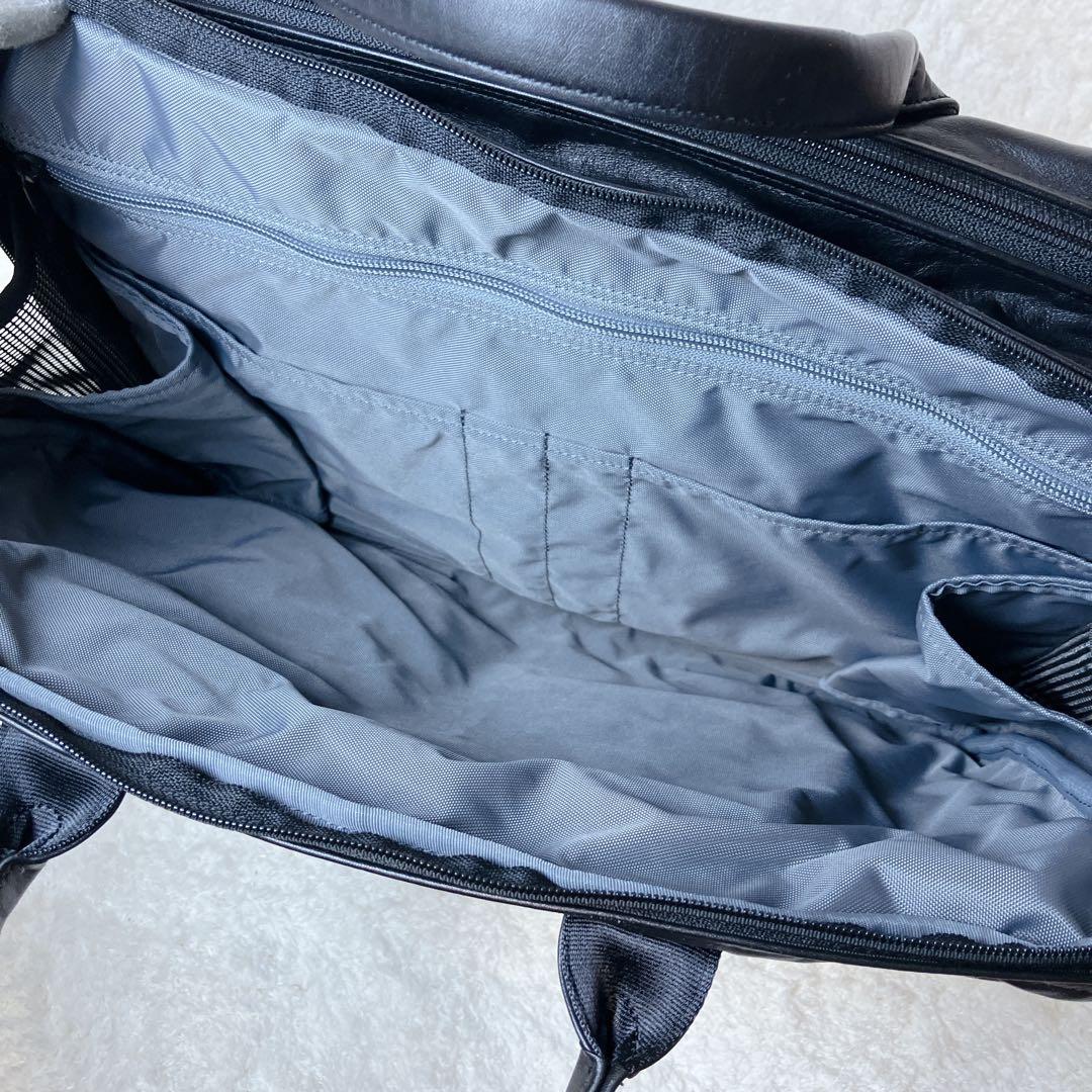 【定価10万】PORTER ポーター タイム 2way レザー ビジネスバッグ