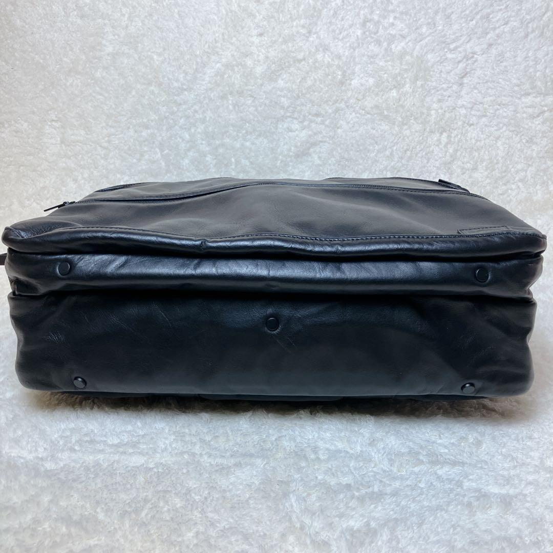 【定価10万】PORTER ポーター タイム 2way レザー ビジネスバッグ