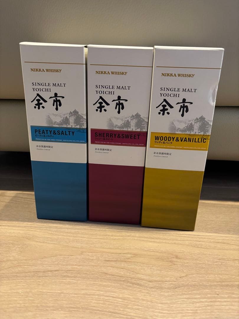 余市蒸留所限定　ニッカウイスキー　余市　500ml 3本セット